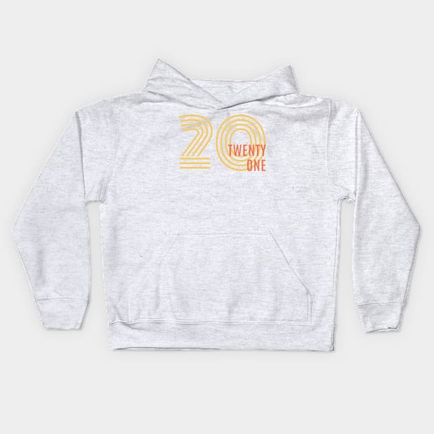 Twenty Twenty One Kids Hoodie by Worldengine